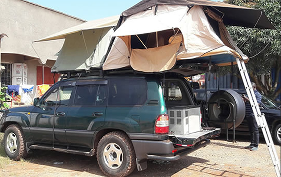 Rooftop Tent in Uganda